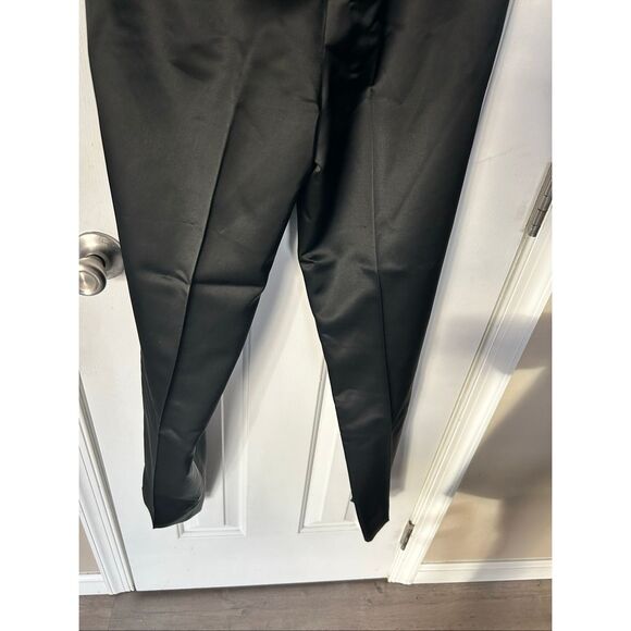 Tahari slik like dress pants with a cut in the back insulated size 0-2 see measu - Picture 5 of 7